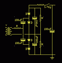 quadrupling rectifier