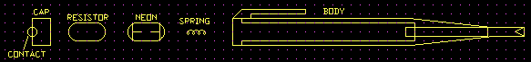 Neon tester, exploded view